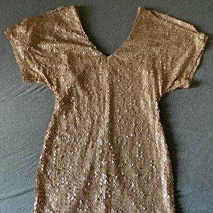 Kirra Sequin Cold Shoulder and Bodycon Dress